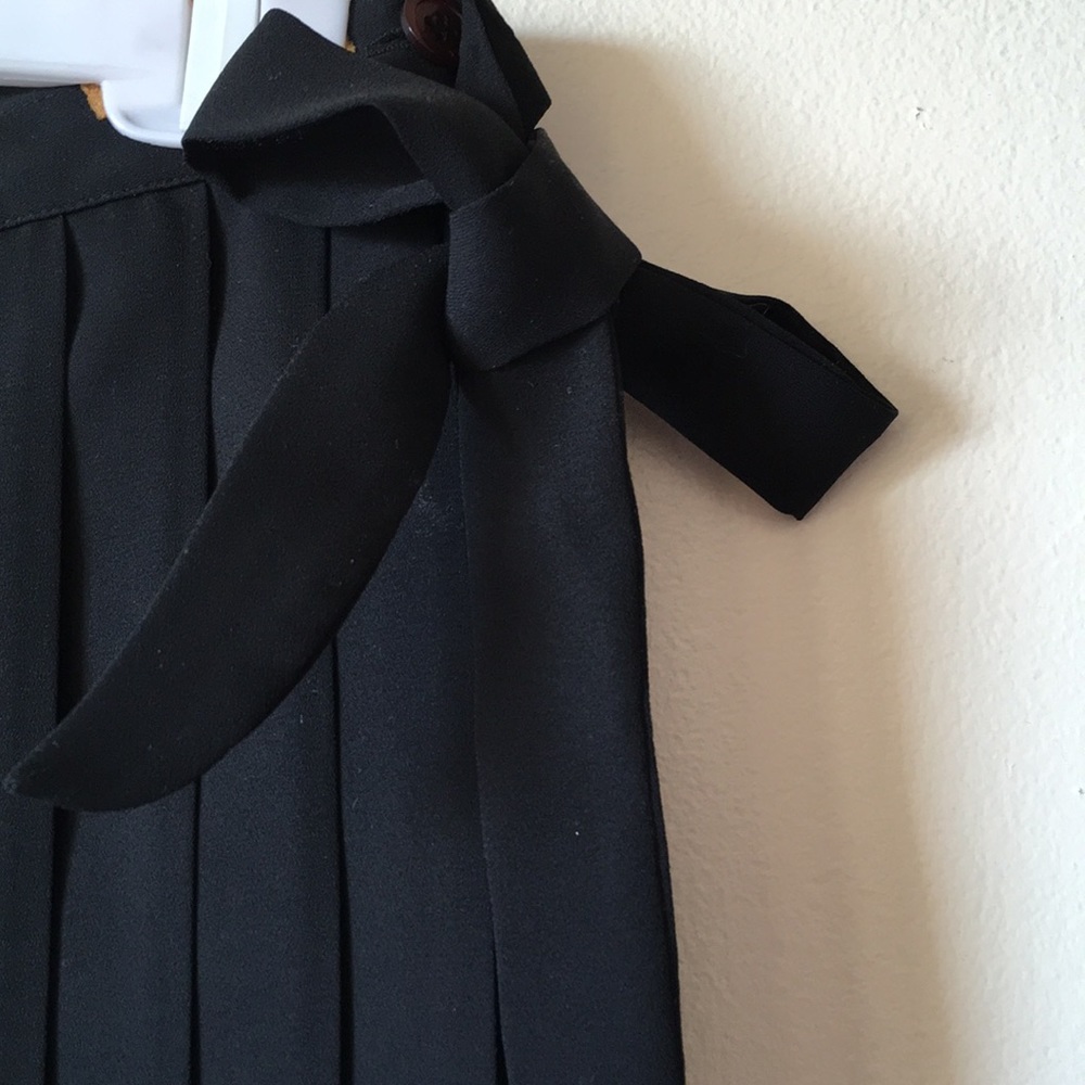 NWT Ballinger Gold Pleated Lined Wrap Skirt - Picture 2 of 6